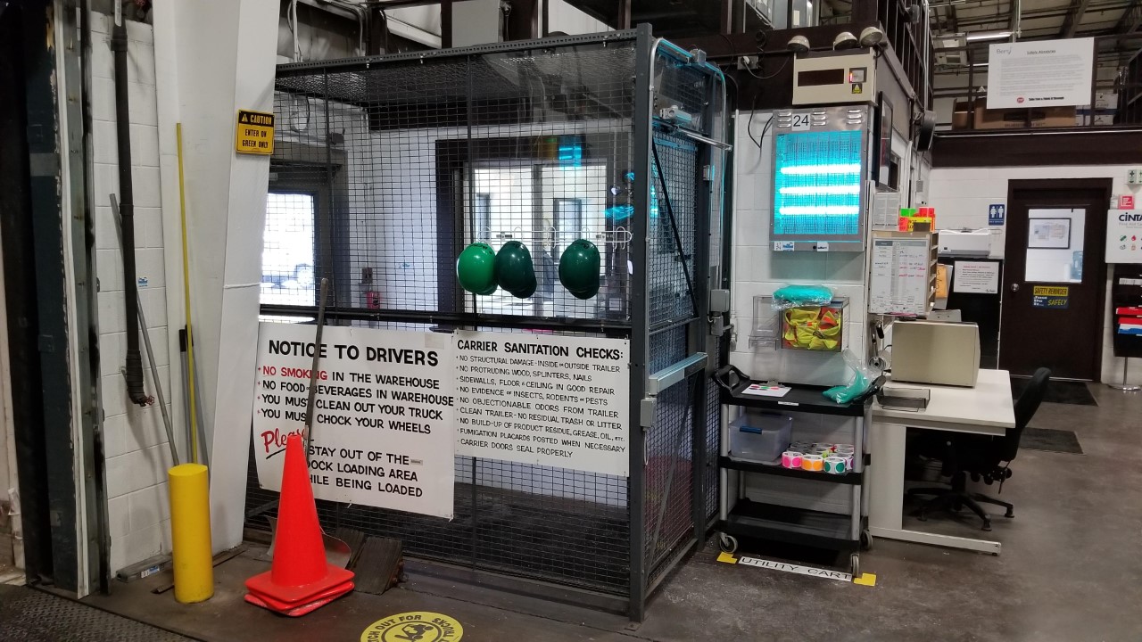 cage for facility access driver cages and employee access