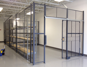 Secure Cage for Hosting Data Center Server Cage