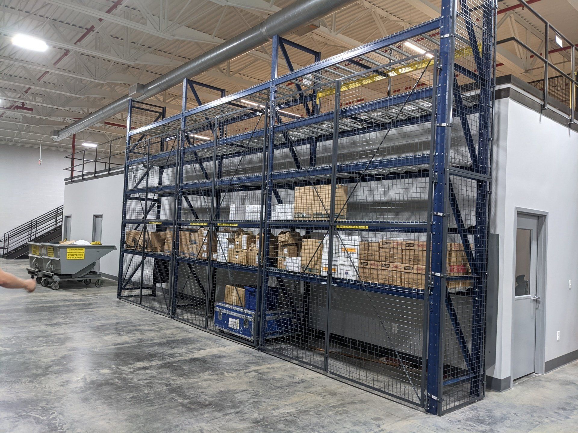 Securing Pallet Rack Storage for New Equipment