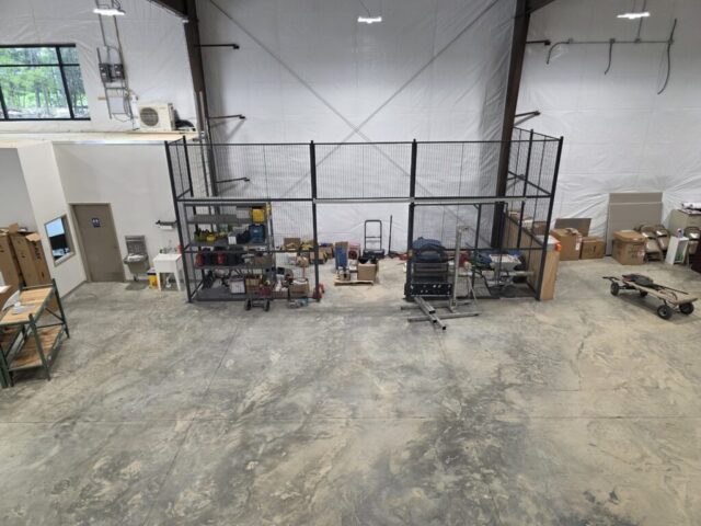 Trammell Equipment Company Case Study Wire Partition Cage 02