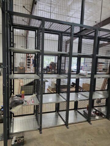 Trammell Equipment Company Case Study Wire Partition Cage Storage Lockers 06