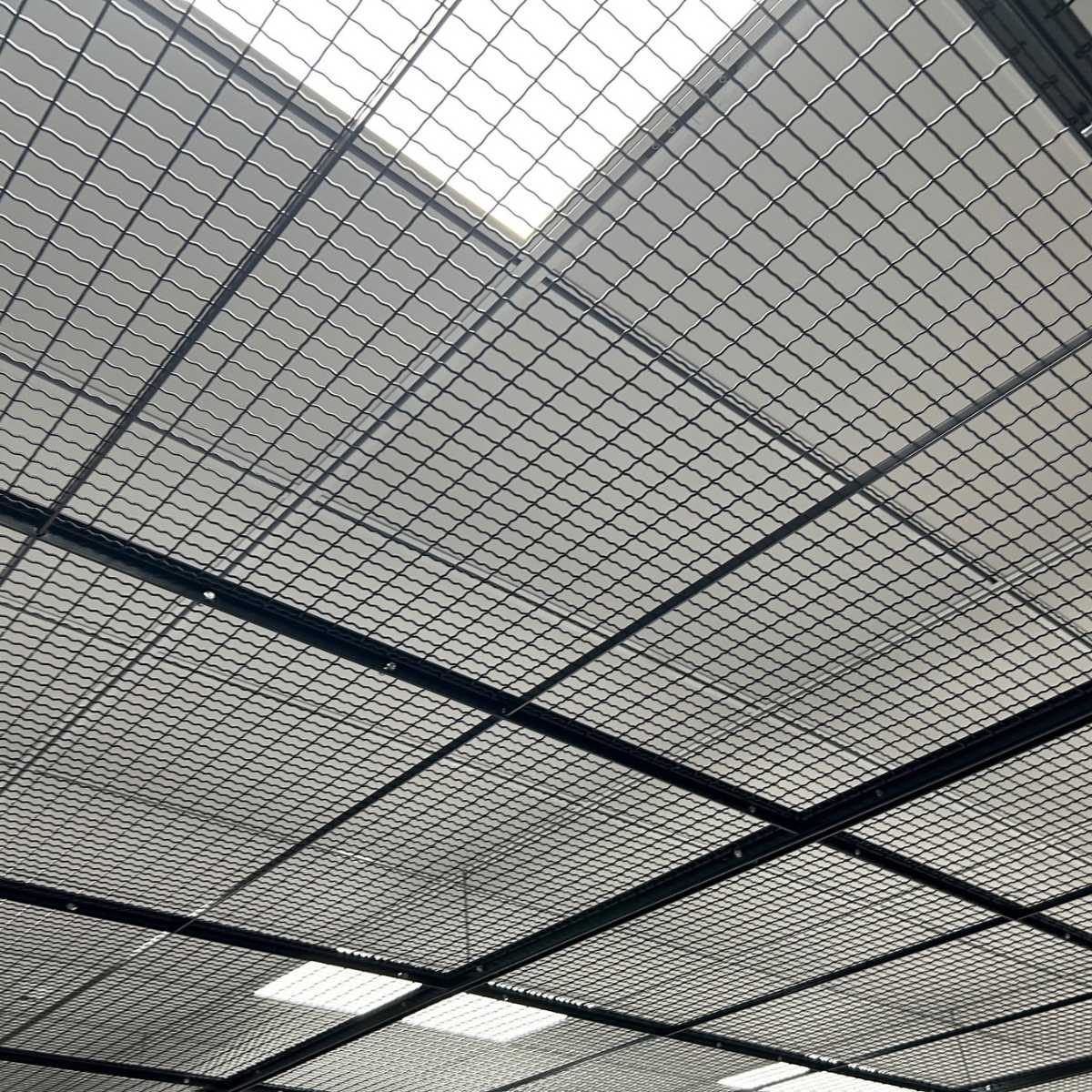 black 840 mesh ceiling