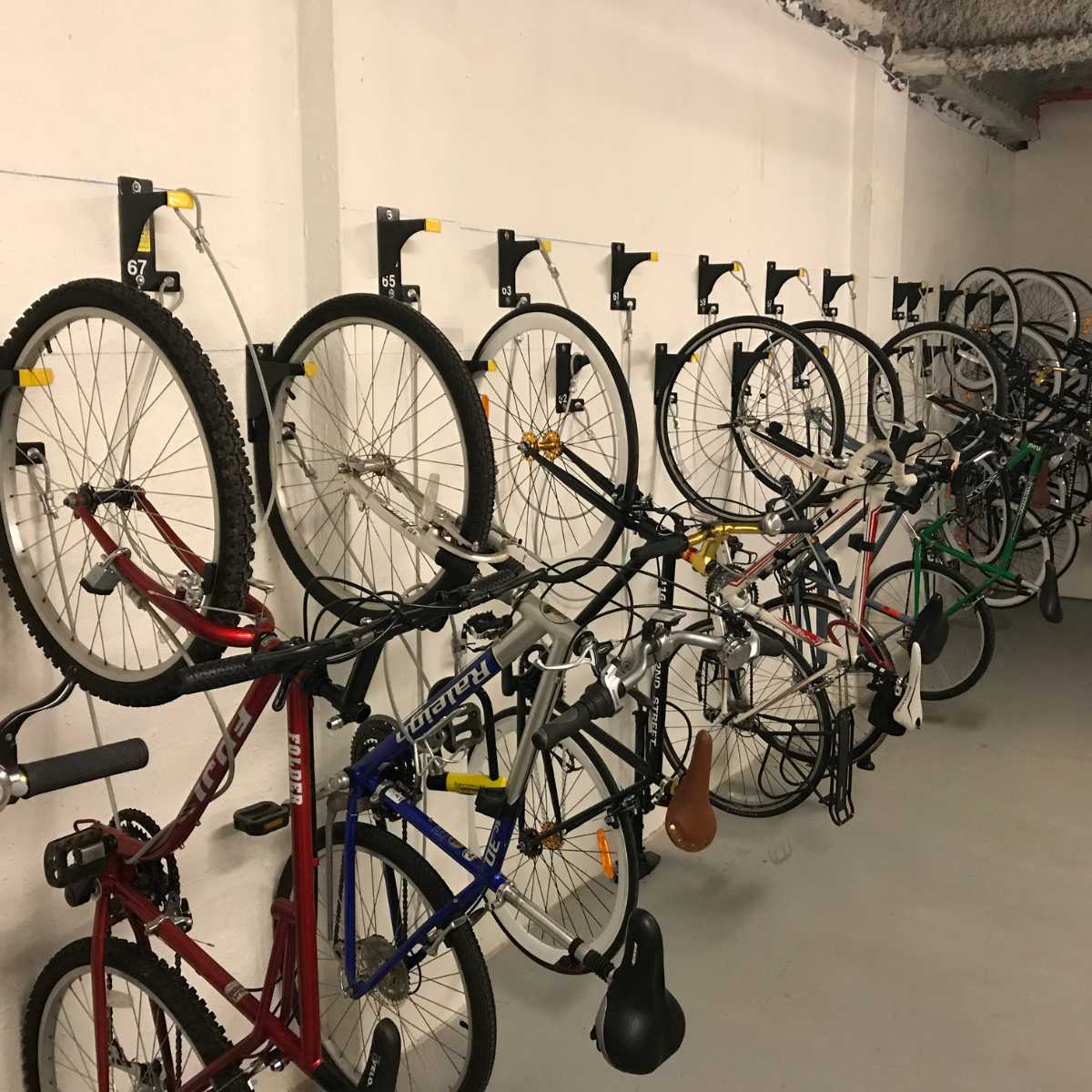 wall mounted bike storage
