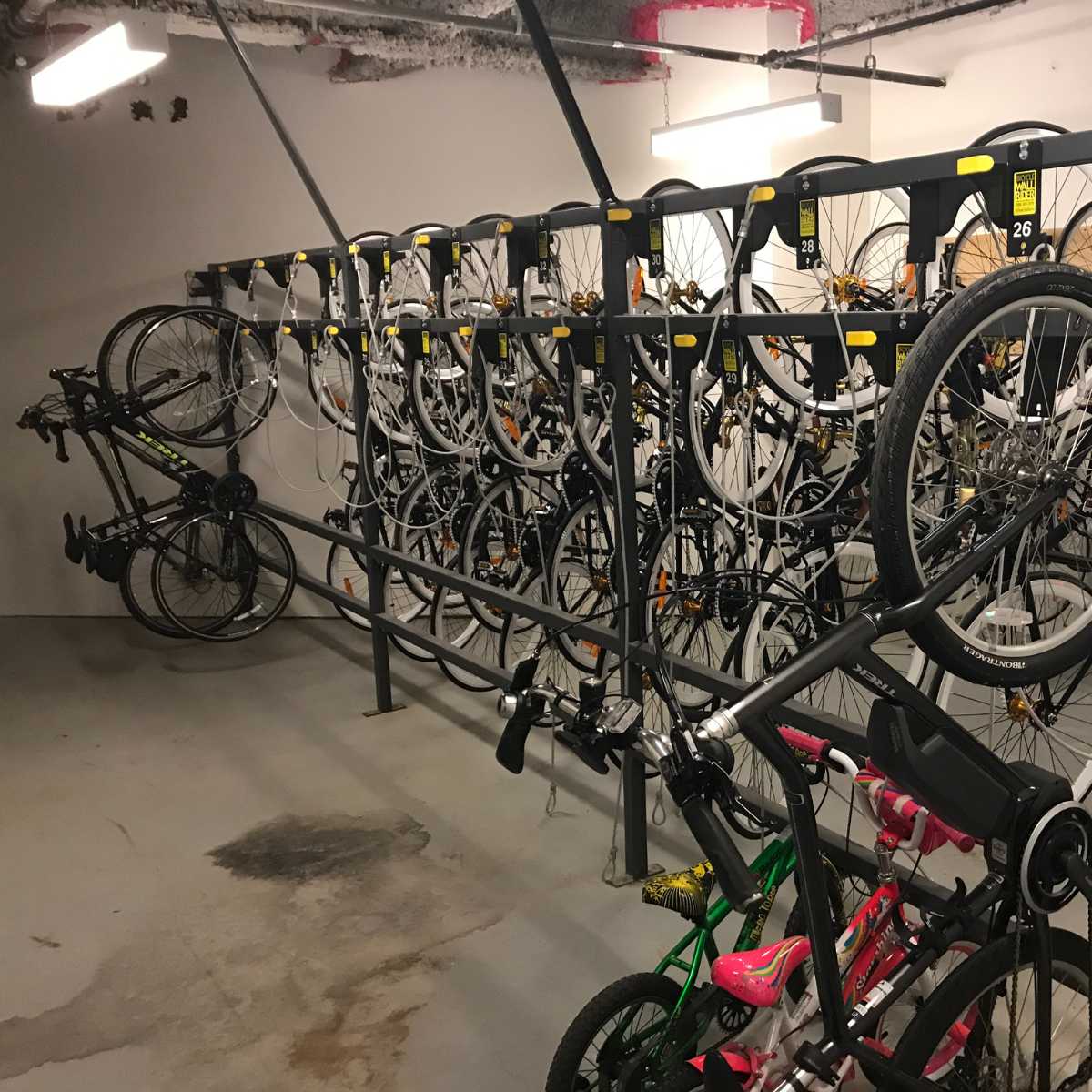 metal bike rack