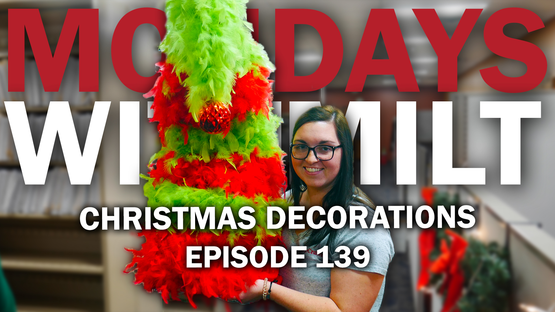 office Christmas decorations