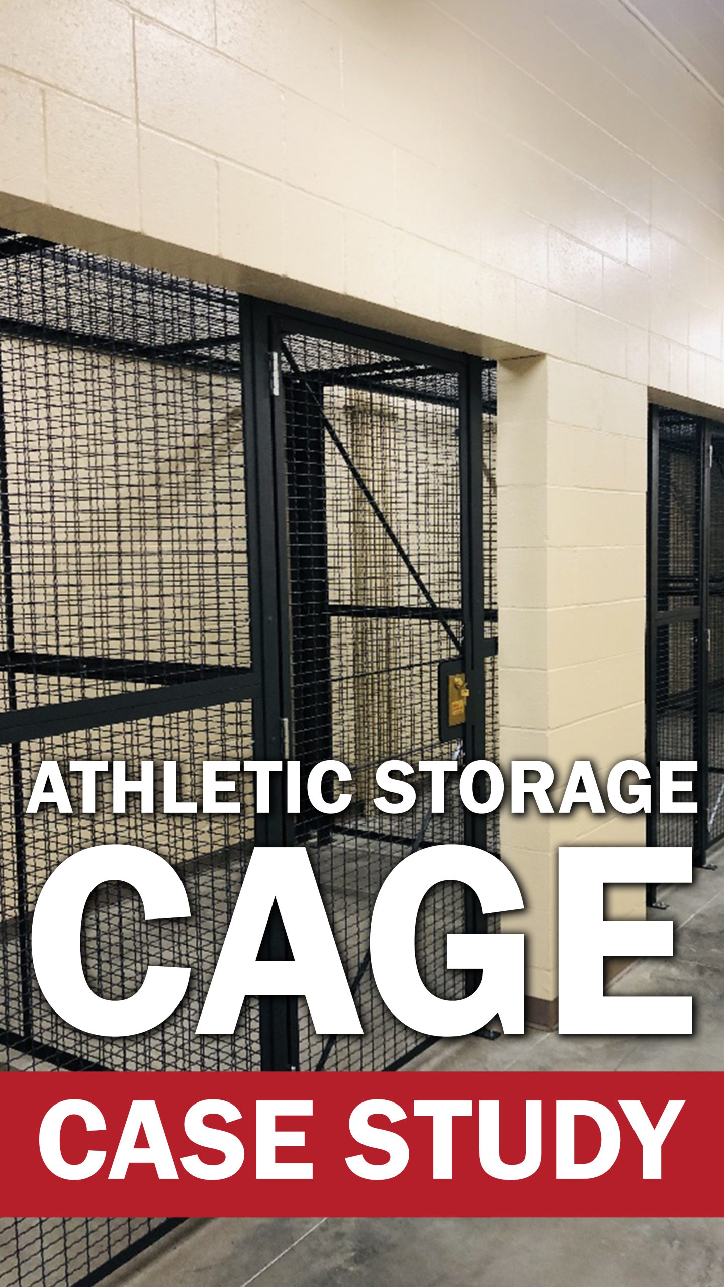 athletic storage cage