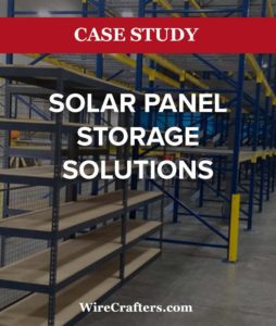 solar panel pallet racks